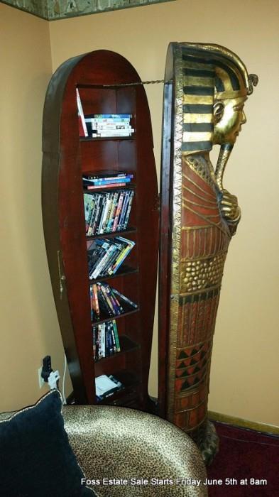 King Tut Bookcase or DVD Case