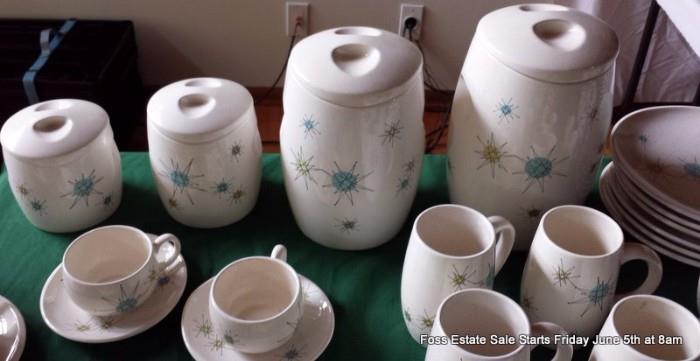 Huge Selection of Franciscan Starburst Pattern with many rarely seen hard-to-find pieces 