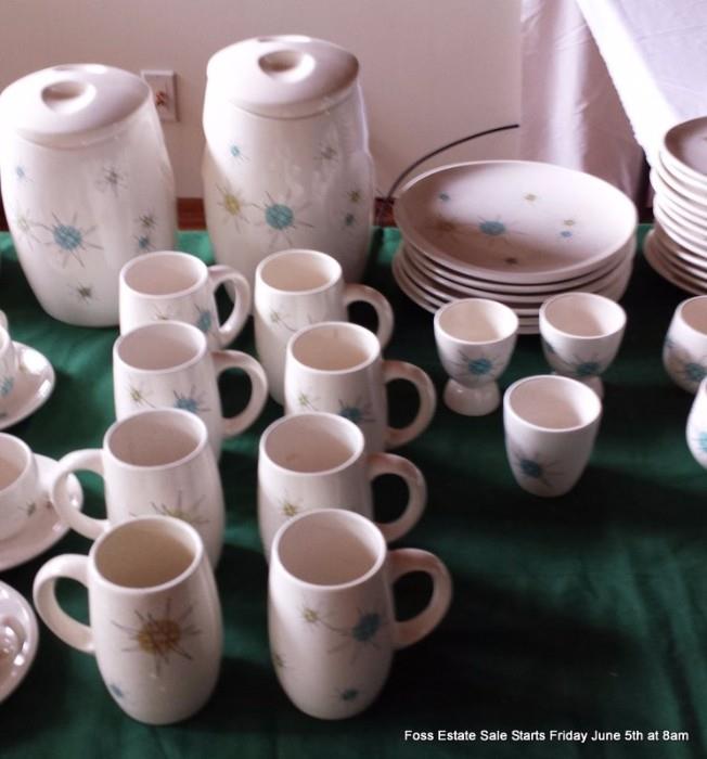 Huge Selection of Franciscan Starburst Pattern with many rarely seen hard-to-find pieces 