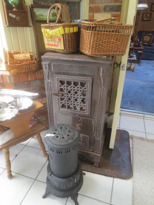 Wood heater, and kerosene heater