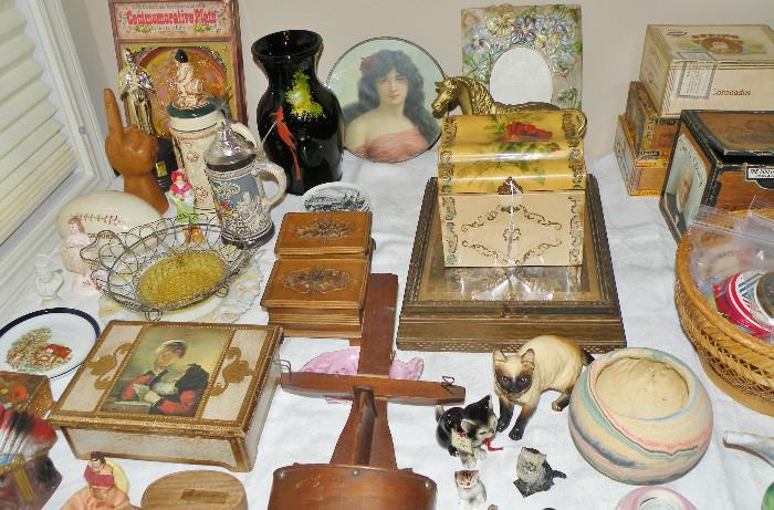 Music boxes, collar box and more