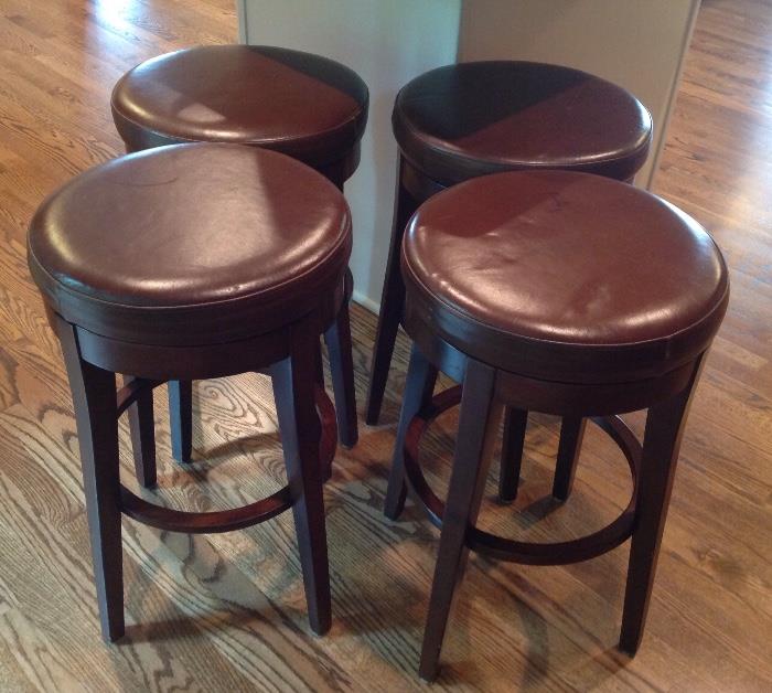 Four Pottery Barn Counter Stools:  26" high