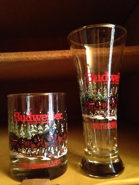 BUDWEISER GLASSES...GREAT FATHER'S DAY GIFT