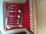 ANOTHER SET OF SILVERPLATED FLATWARE