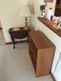 BOOKSHELF AND SMALL FOLDED SIDES AMERICAN DREW CHERRY GROVE TABLE