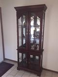 CHERRY WOOD CHINA CABINET 