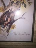 BIRDS SIGNED ART WORK BY PAUL WHITNEY HUNTER