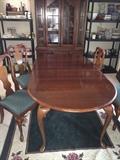 AMERICAN DREW CHERRY GROVE DINING ROOM TABLE WITH CHAIRS
