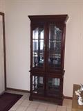 CHERRY GROVE TALL SLIM CHINA CABINET BY AMERICAN DREW