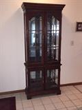 CHERRY GROVE TALL SLIM CHINA CABINET BY AMERICAN DREW