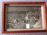 1887 Harpers framed original newsprint