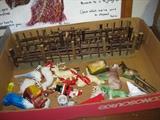 Christmas assortment with twig  fence from Germany