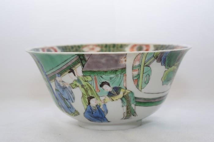 Early Qing Dynasty Chinese WuCai Bowl