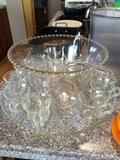 Candlewick punch bowl