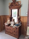 Eastlake Vanity - late 1800's (refinished)
