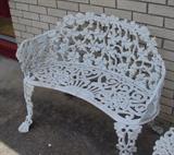 Decorative Iron Settee