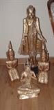 Gilt Buddha Figures