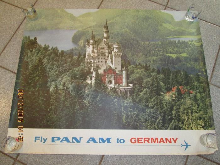 Original vintage Pan American Airlines travel posters (1 of 6)