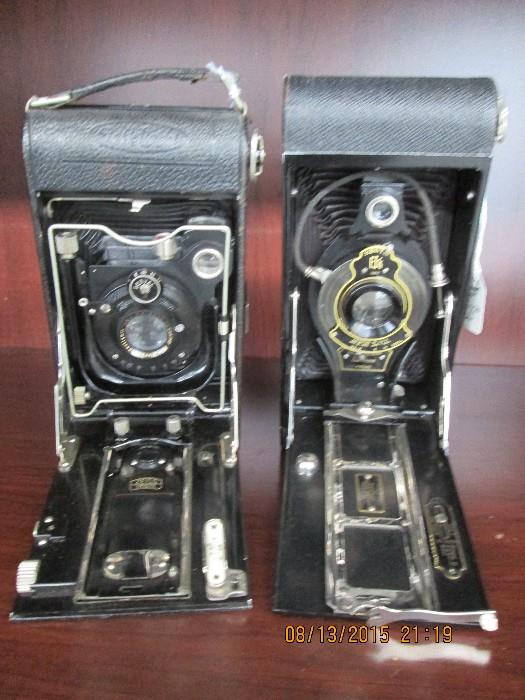 Antique Kodak cameras