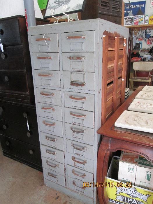 Vintage Industrial drawer set