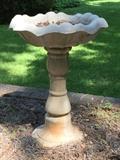Front yard bird bath