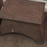 Cast iron Seaboard Railroad conductors step, all four feet present