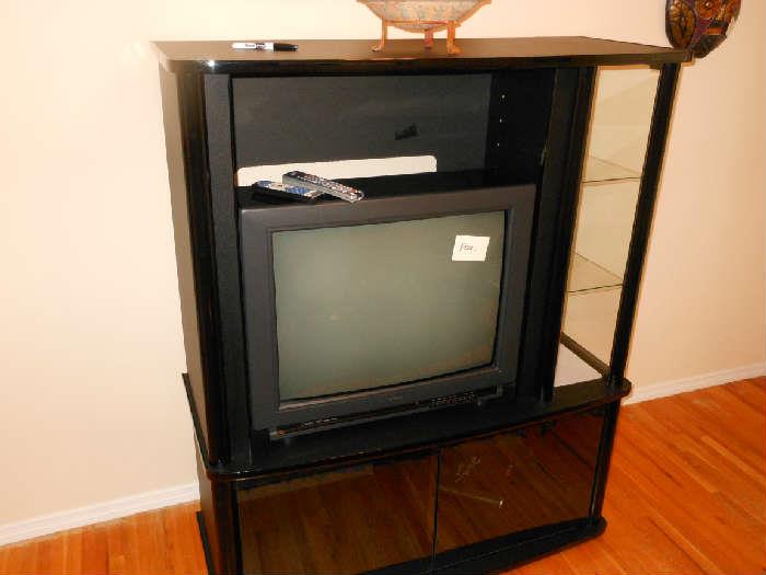 entertainment  center   and   tv
