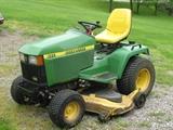 Year 2000, John Deere 445.  22HP With 60" Cut. Hours 1207. Nice machine.
