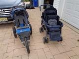 Jogging stroller and 2-seat stroller