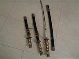 Set of replica Samuri swords