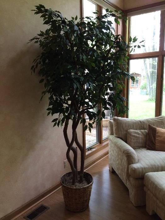 Faux potted tree