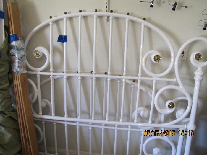 Complete Iron Bed with original price tag $1,100