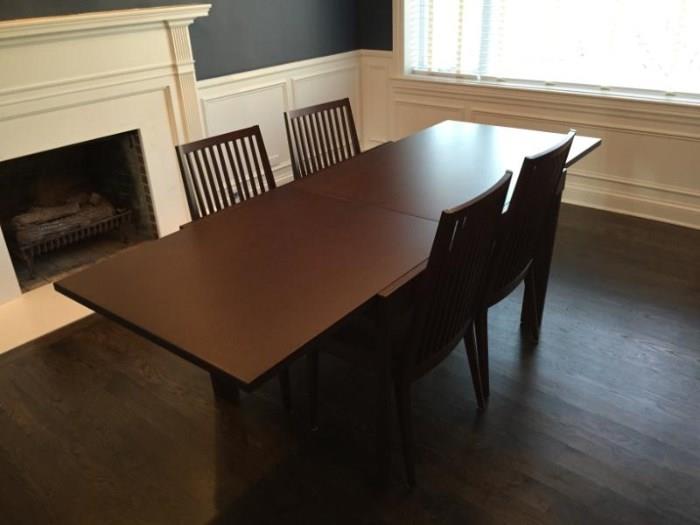 Extendable Dining Table. Chairs Not included