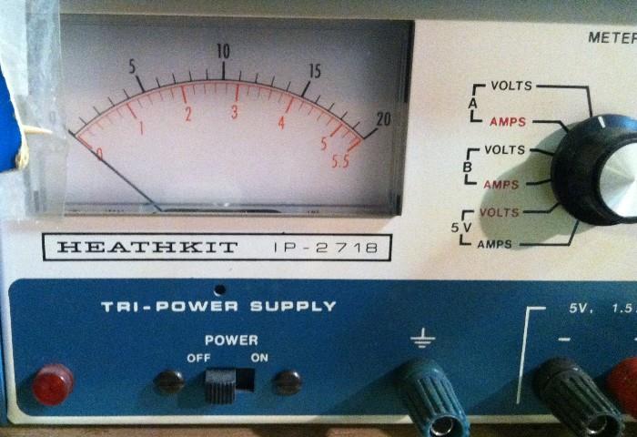 Heathkit IP-2718 Tri-Power Supply(Variable Output)