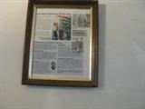 Framed article.