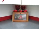 Decorative pepper bread box.