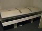 Tanning bed.