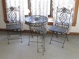4 piece patio set, never been outdoors
