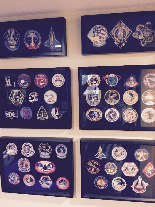 Collection of NASA authentic Patched including all the Apollo Missions.  Took years to accumilate