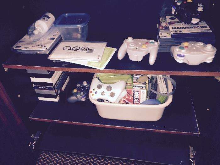 Video Game equipment and some games