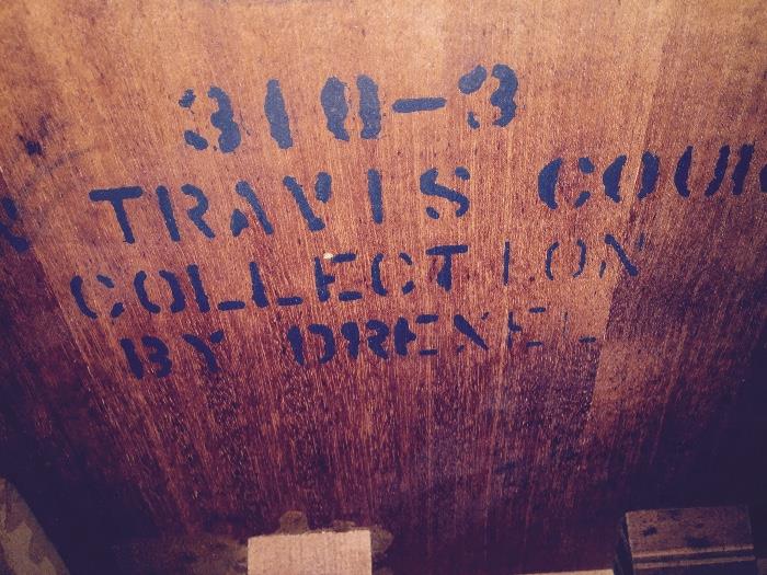 Dining Room Table Marked Drexel Travis