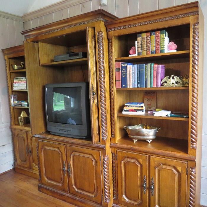 Bookcases and Cabinet each sold separately