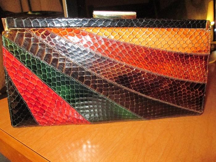 Snake Skin clutch from South Africa