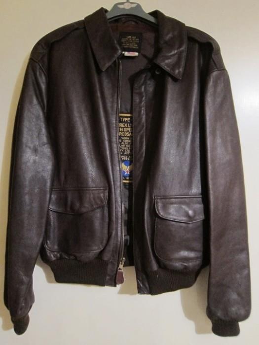 Avitek USAAF leather flight/bomber jacket.