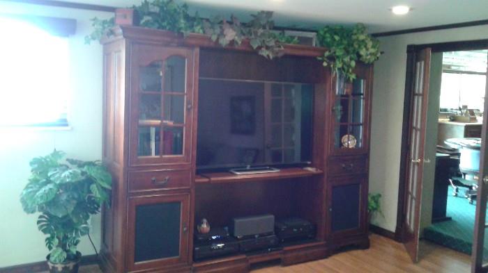 Huge Bookcase Home Theater Cabinet