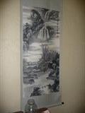 Oriental Silk Screen Artwork
