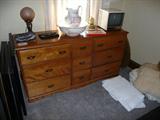 Dresser, Lamp, Bowl & Pitcher