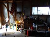 Old Flag & Misc. Yard Tools
