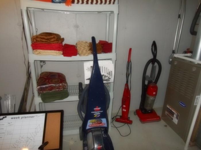 Vacuums and steam cleaner