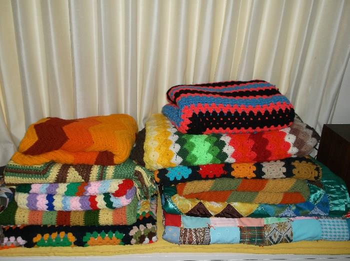 Afghans and quilts